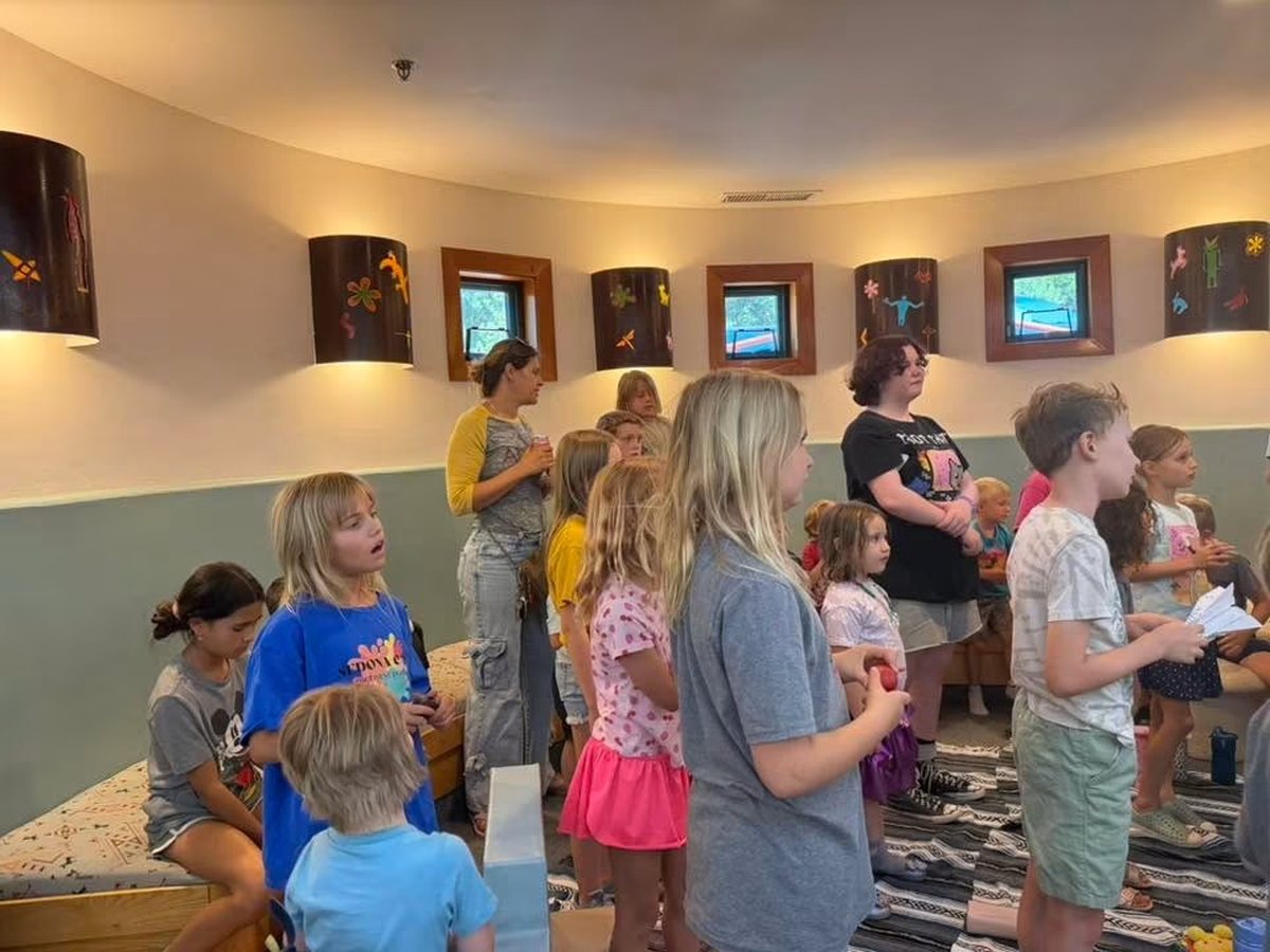 Hands-on craft activity at Sedona Camp